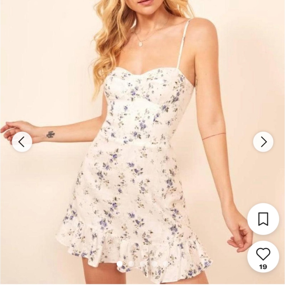 Reformation Marianna Dress in Madeline print. Size 2